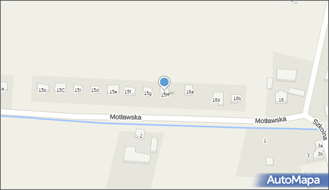 Tczewskie Łąki, Motławska, 15H, mapa Tczewskie Łąki