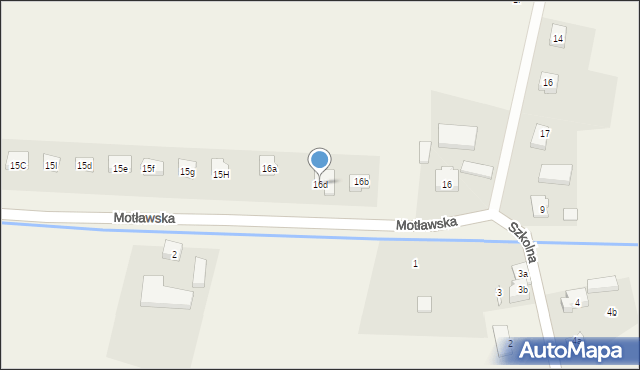 Tczewskie Łąki, Motławska, 16d, mapa Tczewskie Łąki