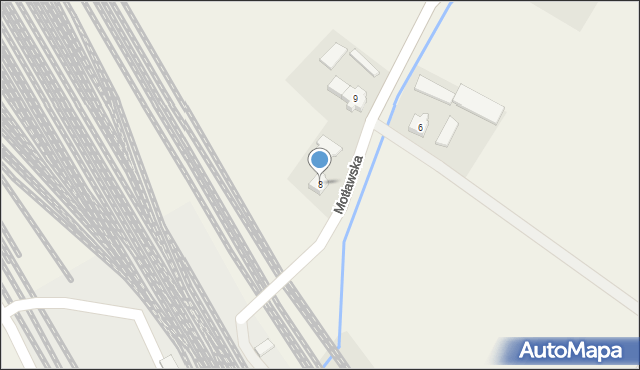 Tczewskie Łąki, Motławska, 8, mapa Tczewskie Łąki