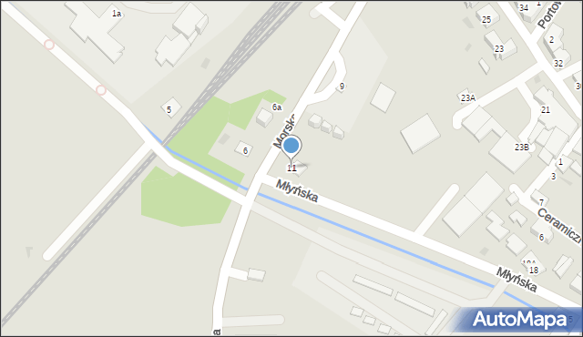 Tolkmicko, Morska, 11, mapa Tolkmicko