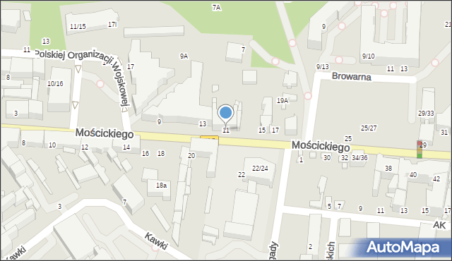 Tomaszów Mazowiecki, Mościckiego Ignacego, prezydenta, 11, mapa Tomaszów Mazowiecki