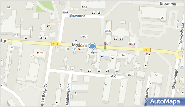 Tomaszów Mazowiecki, Mościckiego Ignacego, prezydenta, 38, mapa Tomaszów Mazowiecki