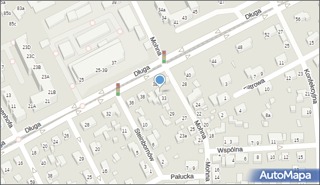 Toruń, Mohna Jana, 35, mapa Torunia