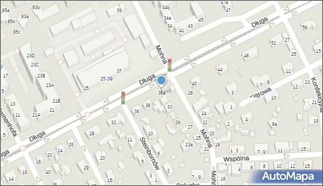 Toruń, Mohna Jana, 37, mapa Torunia