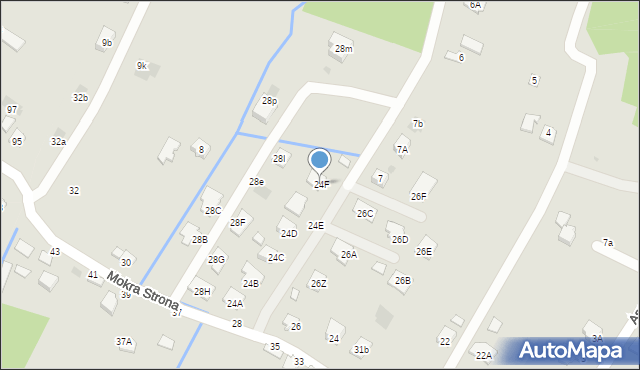 Tyczyn, Mokra Strona, 24F, mapa Tyczyn