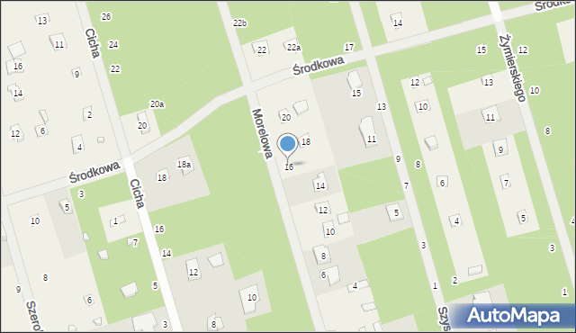 Ustronie, Morelowa, 16, mapa Ustronie