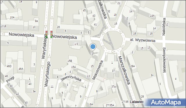 mokotowska warszawa mapa Mokotowska 17 (ul), 00 640 Warszawa (Śródmieście)