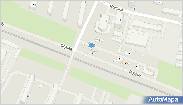 Warszawa, Mołdawska, 43, mapa Warszawy