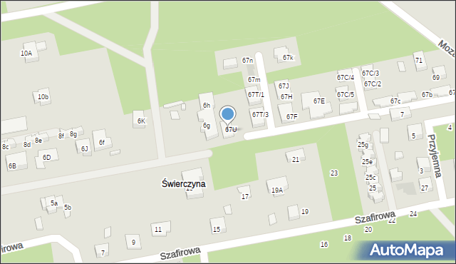 Warszawa, Mozaikowa, 71c, mapa Warszawy