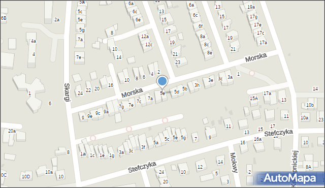 Wejherowo, Morska, 5e, mapa Wejherowo