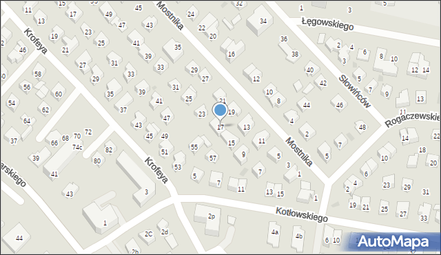 Wejherowo, Mostnika Michała, 17, mapa Wejherowo