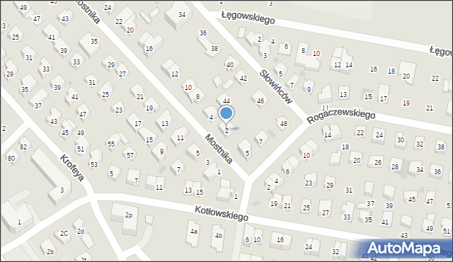 Wejherowo, Mostnika Michała, 2, mapa Wejherowo