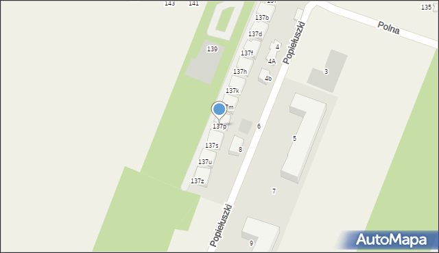 Wieliszew, Modlińska, 137p, mapa Wieliszew