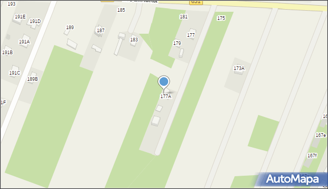 Wieliszew, Modlińska, 179A, mapa Wieliszew