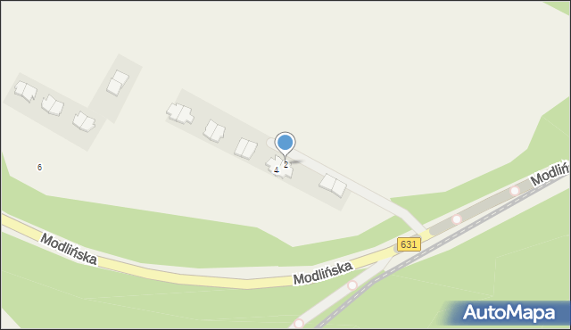 Wieliszew, Modlińska, 2, mapa Wieliszew
