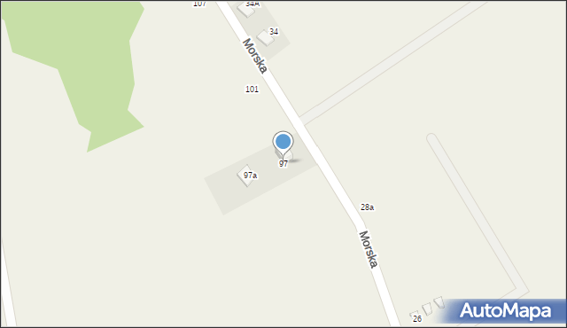 Wierzchucino, Morska, 97, mapa Wierzchucino