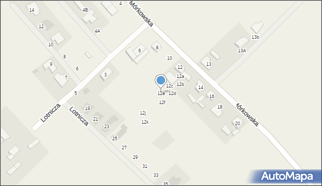Wilkowice, Mórkowska, 12e, mapa Wilkowice