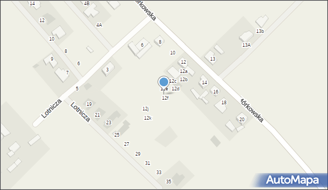Wilkowice, Mórkowska, 12f, mapa Wilkowice