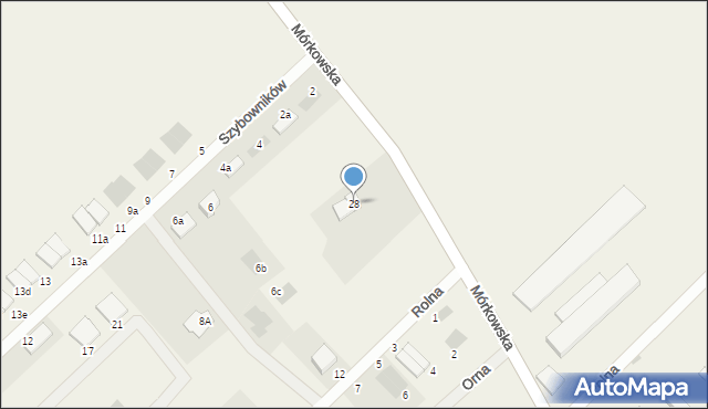 Wilkowice, Mórkowska, 28, mapa Wilkowice