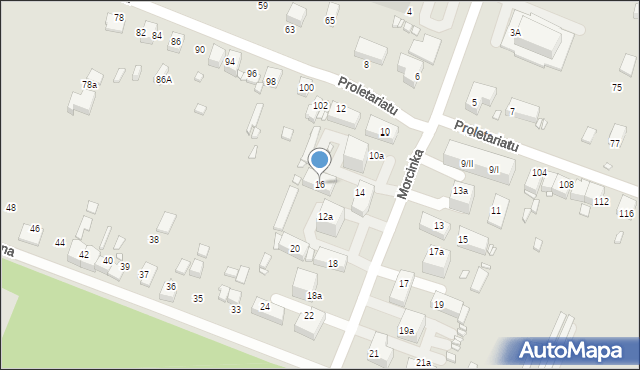 Wojkowice, Morcinka Gustawa, 16, mapa Wojkowice