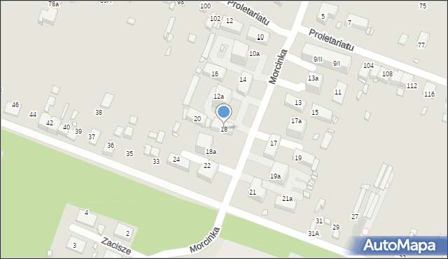 Wojkowice, Morcinka Gustawa, 18, mapa Wojkowice