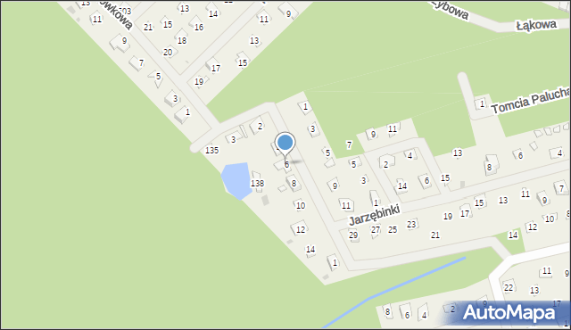 Wojnówko, Modrzewiowa, 6, mapa Wojnówko