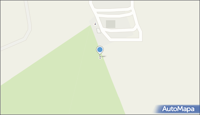 Wójtowo, Modrzewiowa, 2, mapa Wójtowo