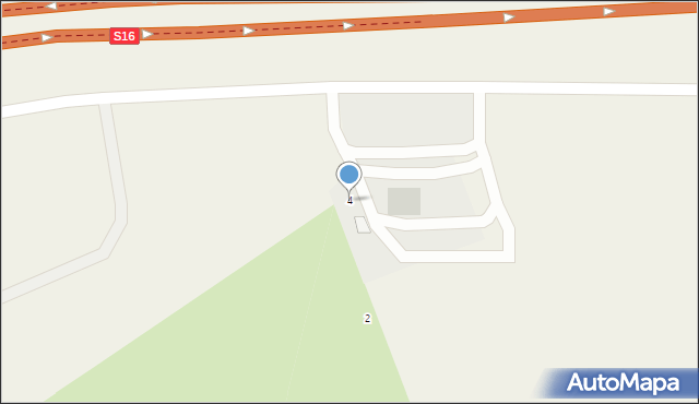 Wójtowo, Modrzewiowa, 4, mapa Wójtowo