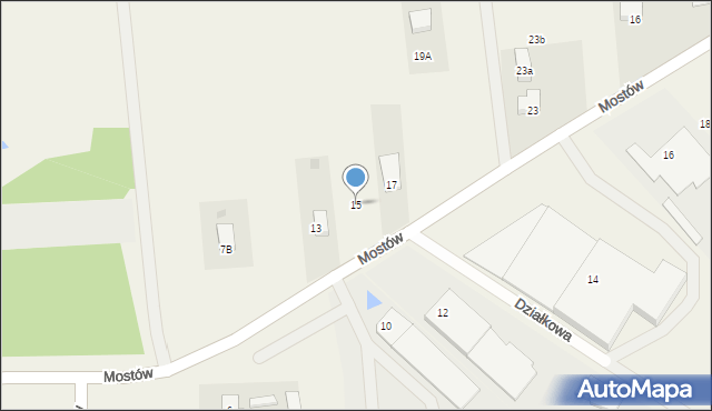 Wola Ducka, Mostów, 15, mapa Wola Ducka