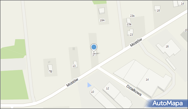 Wola Ducka, Mostów, 17, mapa Wola Ducka