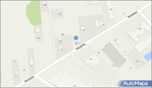 Wola Ducka, Mostów, 25, mapa Wola Ducka