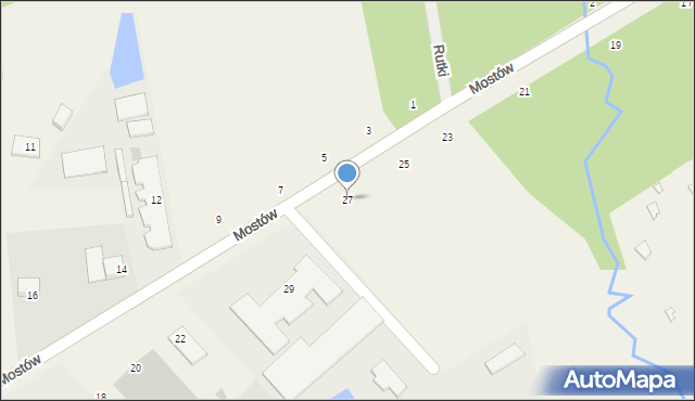 Wola Karczewska, Mostów, 27, mapa Wola Karczewska