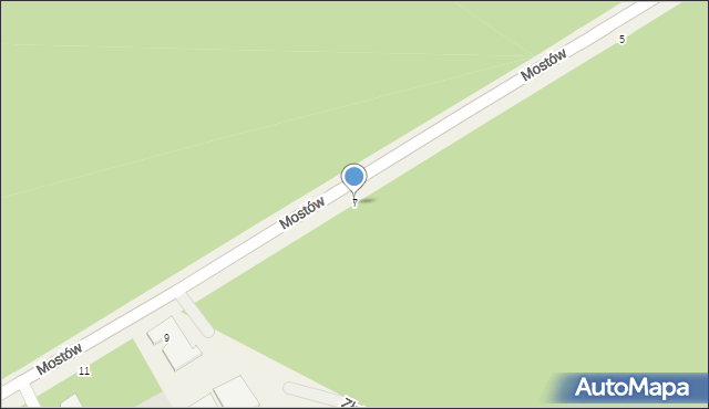 Wola Karczewska, Mostów, 7, mapa Wola Karczewska