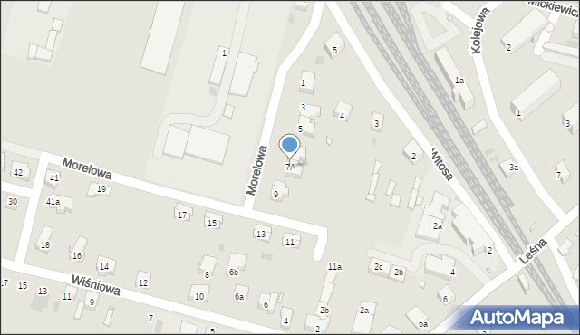 Wołów, Morelowa, 7A, mapa Wołów