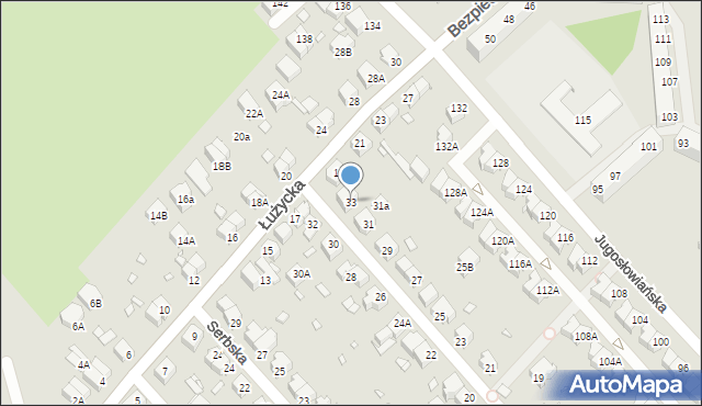 Wrocław, Morawska, 33, mapa Wrocławia