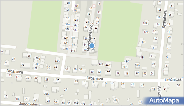 Wrocław, Modrzejewskiego Rudolfa, 43, mapa Wrocławia