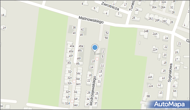Wrocław, Modrzejewskiego Rudolfa, 6, mapa Wrocławia