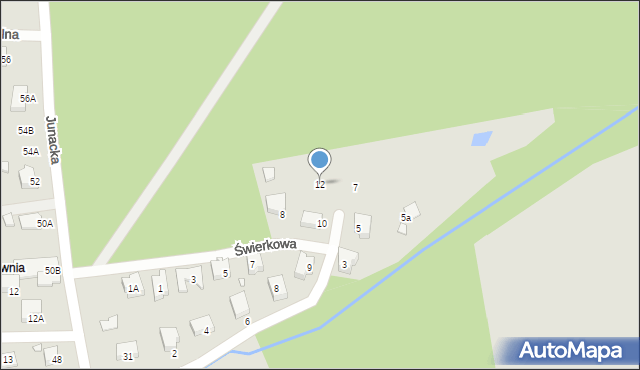 Wrocław, Modrzewiowa, 12, mapa Wrocławia