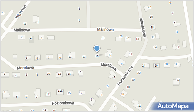 Ząbkowice Śląskie, Morelowa, 15, mapa Ząbkowice Śląskie