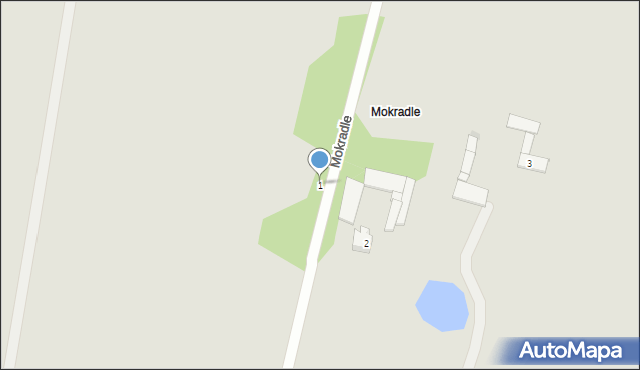 Zakroczym, Mokradle, 1, mapa Zakroczym
