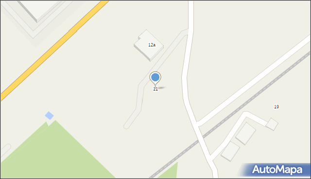 Zamysłowo, Moderska, 11, mapa Zamysłowo