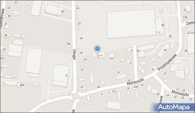 Zduńska Wola, Moniuszki Stanisława, 1, mapa Zduńska Wola