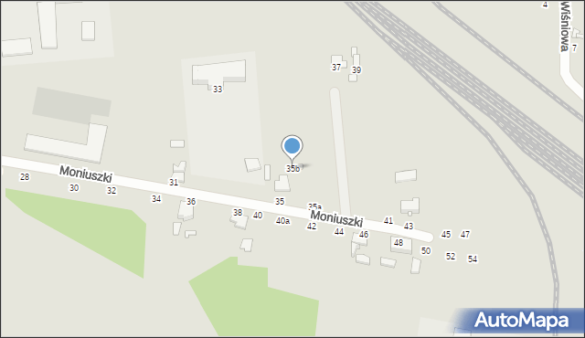 Zduńska Wola, Moniuszki Stanisława, 35b, mapa Zduńska Wola