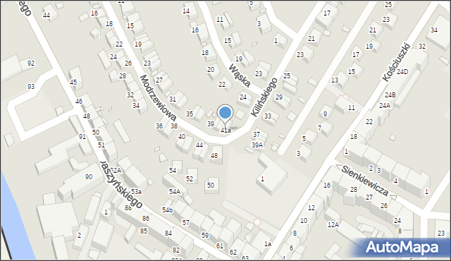 Zgorzelec, Modrzewiowa, 41a, mapa Zgorzelec