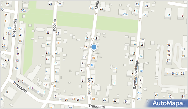 Zgorzelec, Moniuszki Stanisława, 12, mapa Zgorzelec