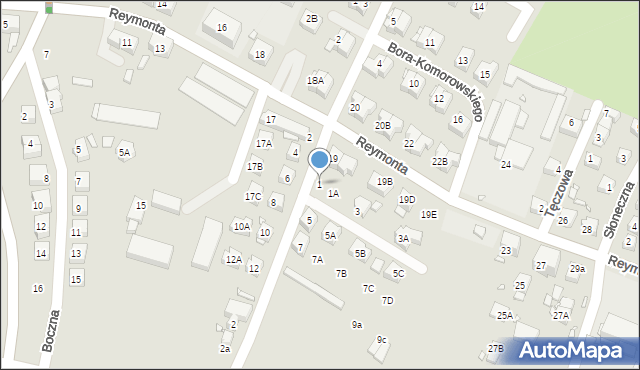 Zgorzelec, Morcinka Gustawa, 1, mapa Zgorzelec