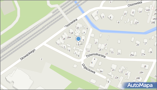 Zielonka, Mostowa, 3, mapa Zielonka