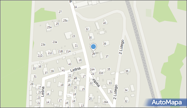 Zwierzyniec, Monopolowa, 26, mapa Zwierzyniec