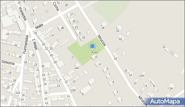 Chmielnik, Mrucza, 15, mapa Chmielnik