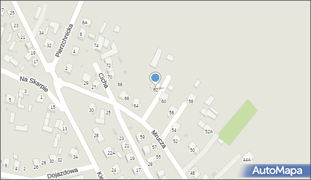 Chmielnik, Mrucza, 62, mapa Chmielnik